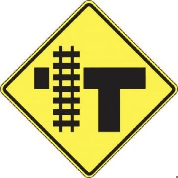 Accuform TRAFFIC SIGN PARALLEL RAILROAD FRW474DP FRW474DP - main